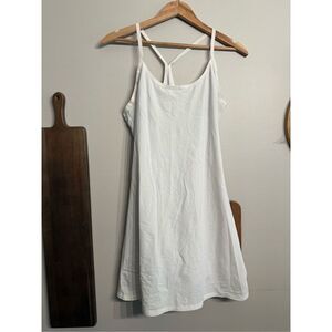 Outdoors Voices White Sleeveless Exercise Active Mini Dress Size Small